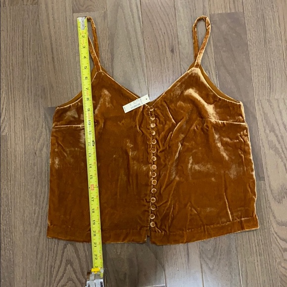 Madewell Velvet Button-Down Cami - Picture 8 of 8